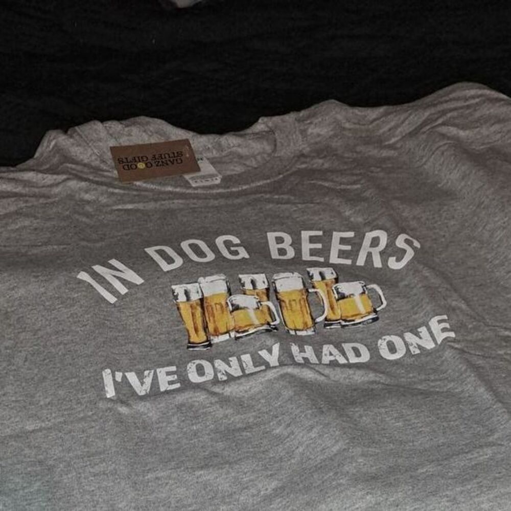 Christmas Sale!NWT- FUN GIFT! - In Dog Beers I've Only Had One T-Shirts-2XL